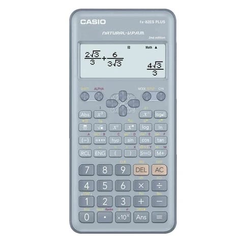 آلة حاسبة كاسيو علمية FX-82ES-2 بـ 252 وظيفة باللون الأزرق