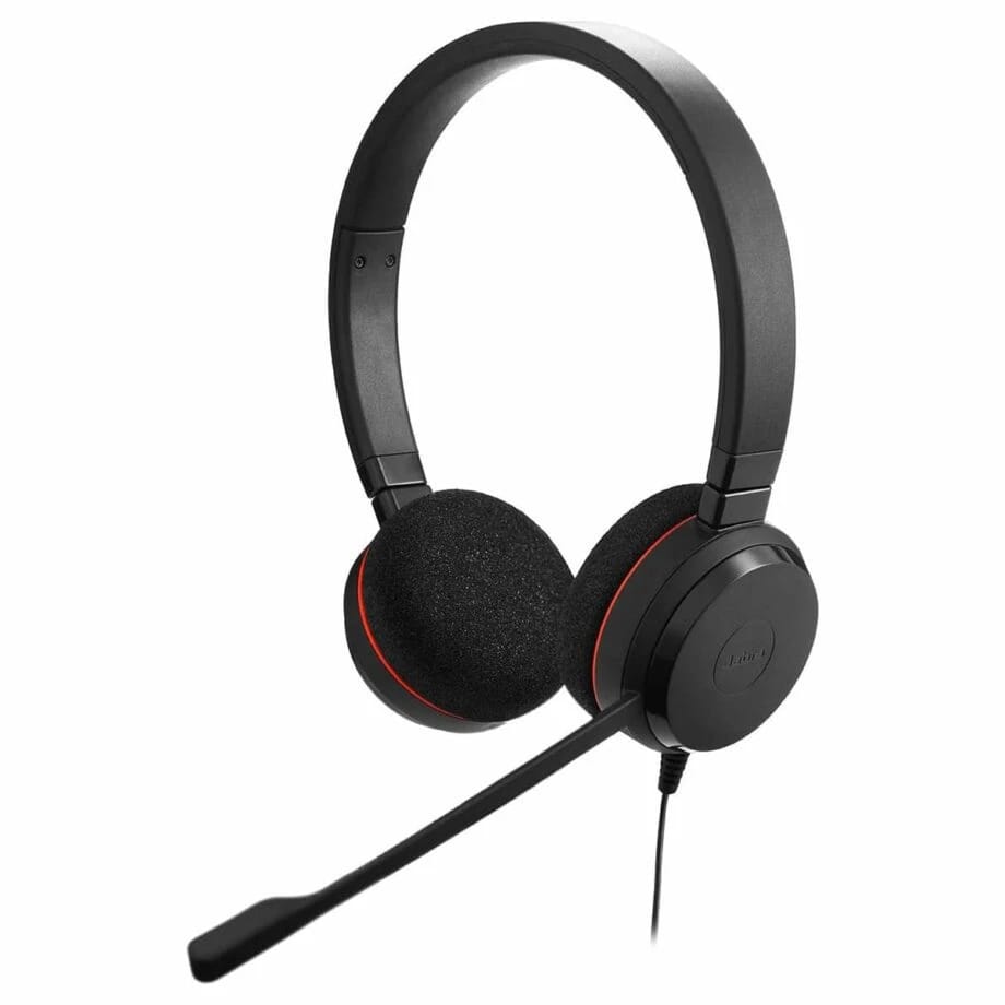 Jabra – Headsets – Wired – Evolve 20 Stereo Headset – USB-Cable with Controller