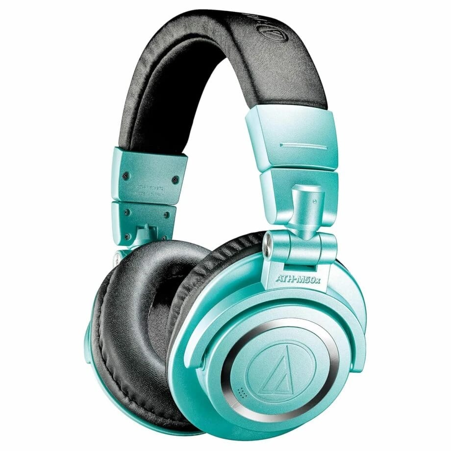 Audio-Technica ATH-M50xBT2 Wireless Professional Studio Monitor Headphones – Ice Blue