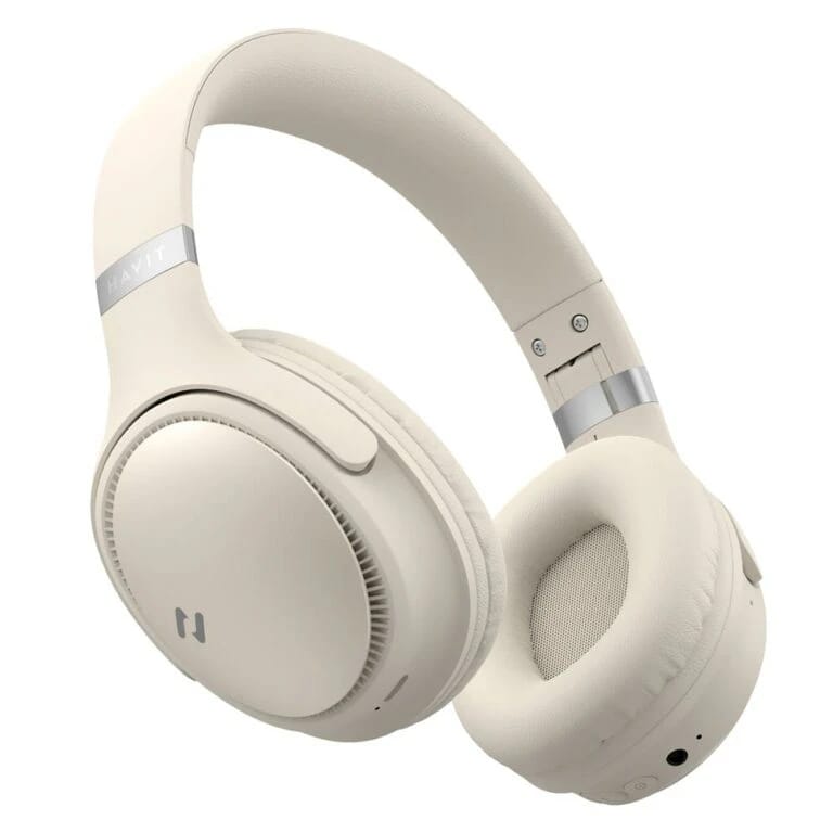Havit – Headsets – Wireless – H630 BT Over-Ear Foldable Wireless Bluetooth Headset – Beige