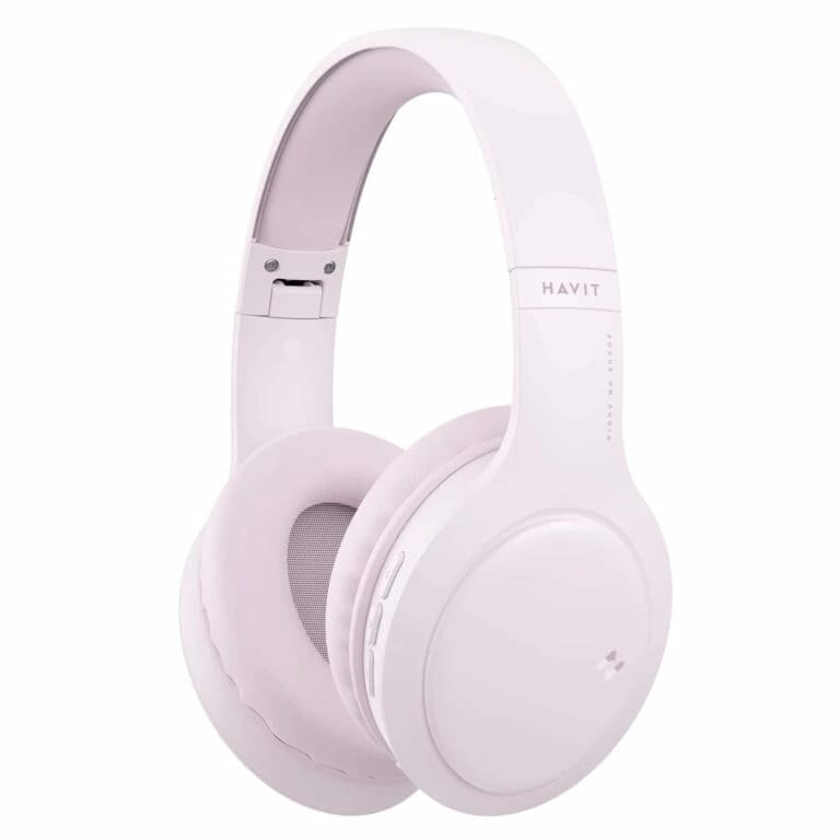 Havit – Headsets – Wireless – H633 BT Over-Ear Foldable Wireless Bluetooth Headset – Pink