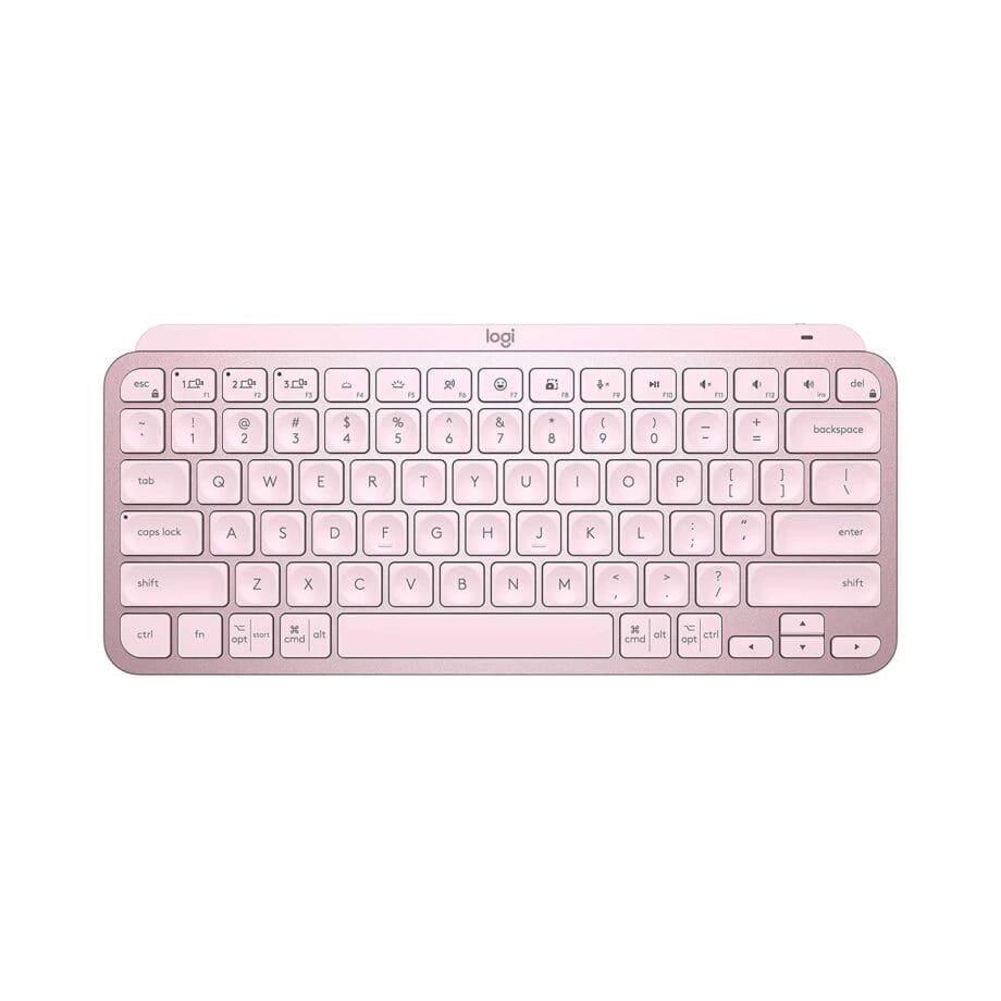 Logitech – Keyboards – Wireless – MX Keys Mini – Pink