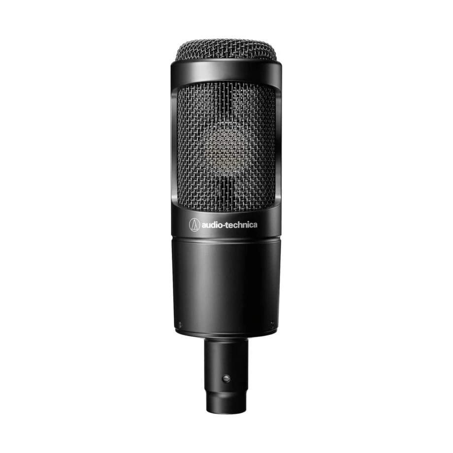 Audio-Technica AT2035 Cardioid Condenser Microphone with Custom Shock Mount