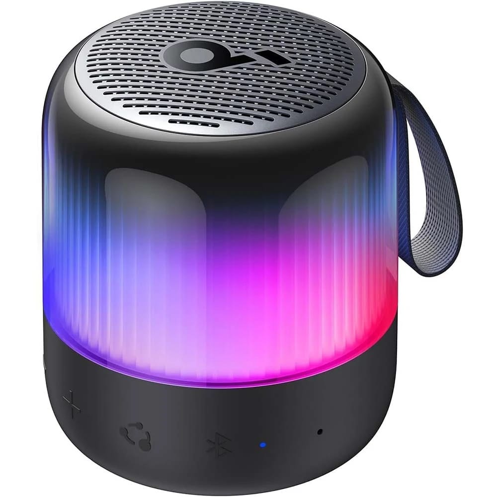 Anker – Speakers – Wireless – Anker Soundcore Glow Mini Portable Speaker with 360° Sound