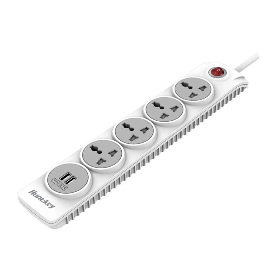 Huntkey – Power Extensions –  SZN507 – 4 Sockets + 2-USB – 3M