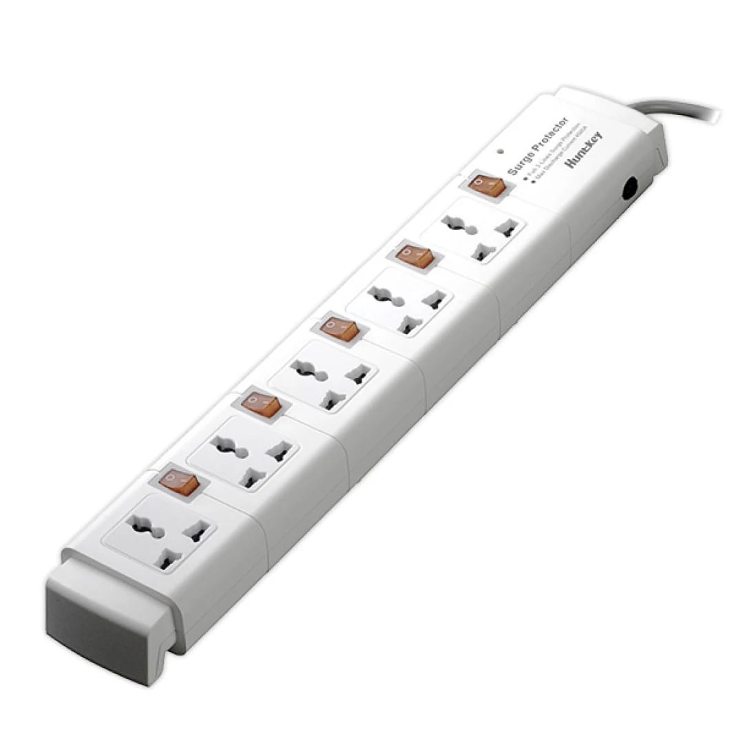 Huntkey – Power Extensions – PZC502-3 Power Strip Surge w/ 5 Universal AC Sockets (3M)