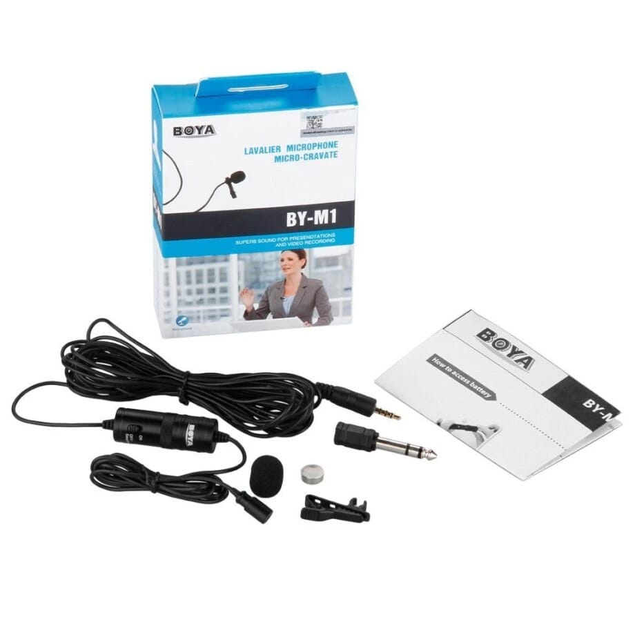Boya – Microphones – BY-M1 Lavalier Microphone Lavalier -6M