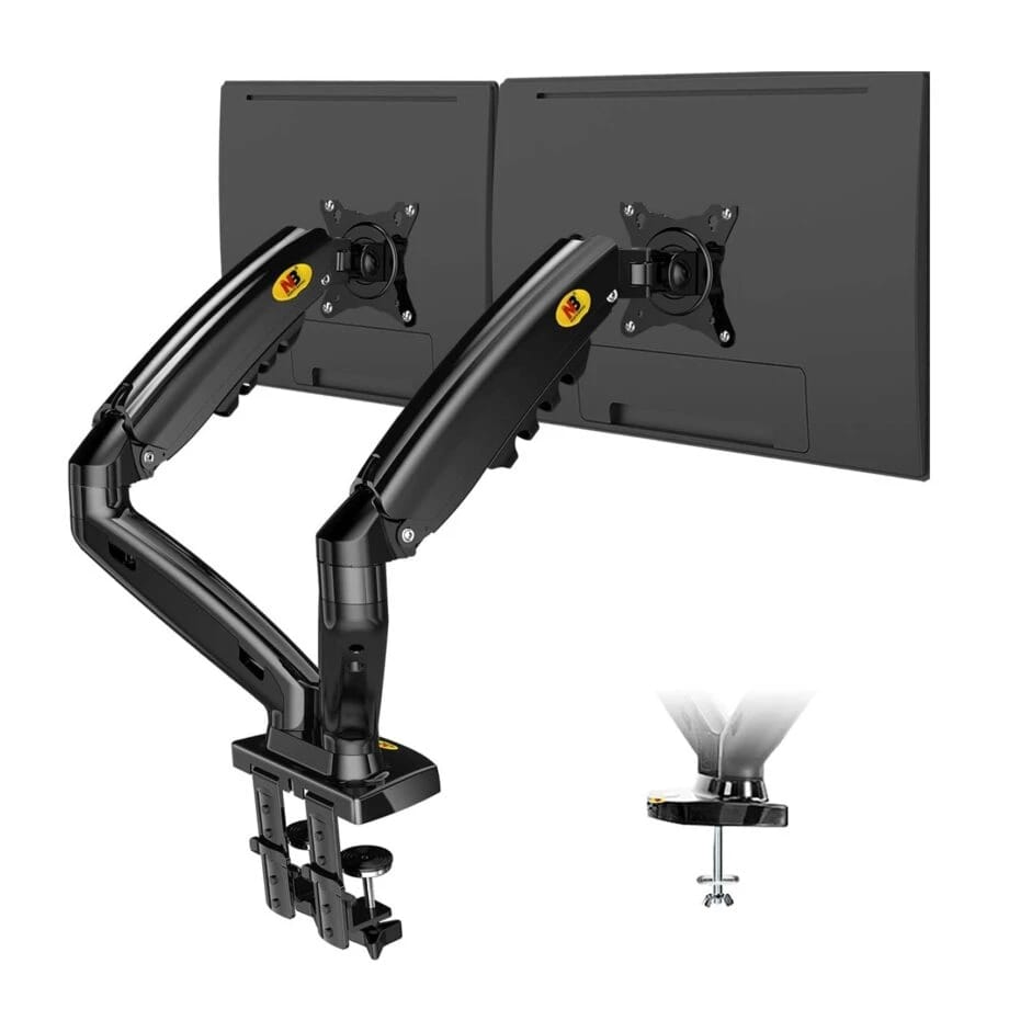 North Bayou – Monitor Stands – F160 Dual Monitor Arm for 17-27”