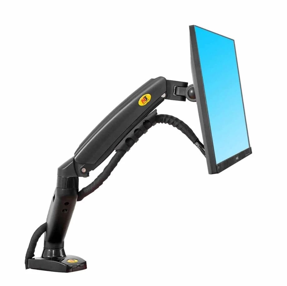 North Bayou F80 Monitor Arm – Adjustable Stand for 17–30” Monitors