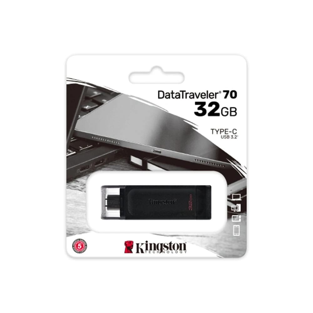 Kingston – Flash Drives – DT70 32GB USB-C Flash Drive