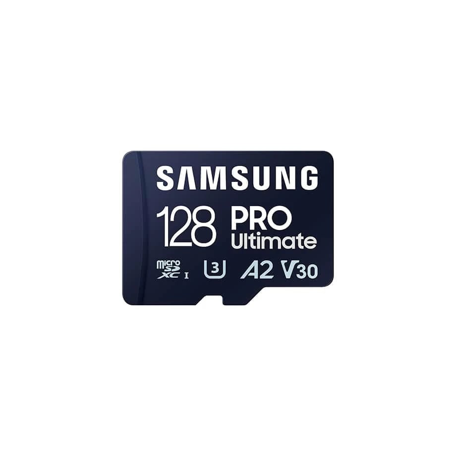 Samsung – Memory Cards – Samsung PRO Ultimate 128GB Micro SD + Adapter