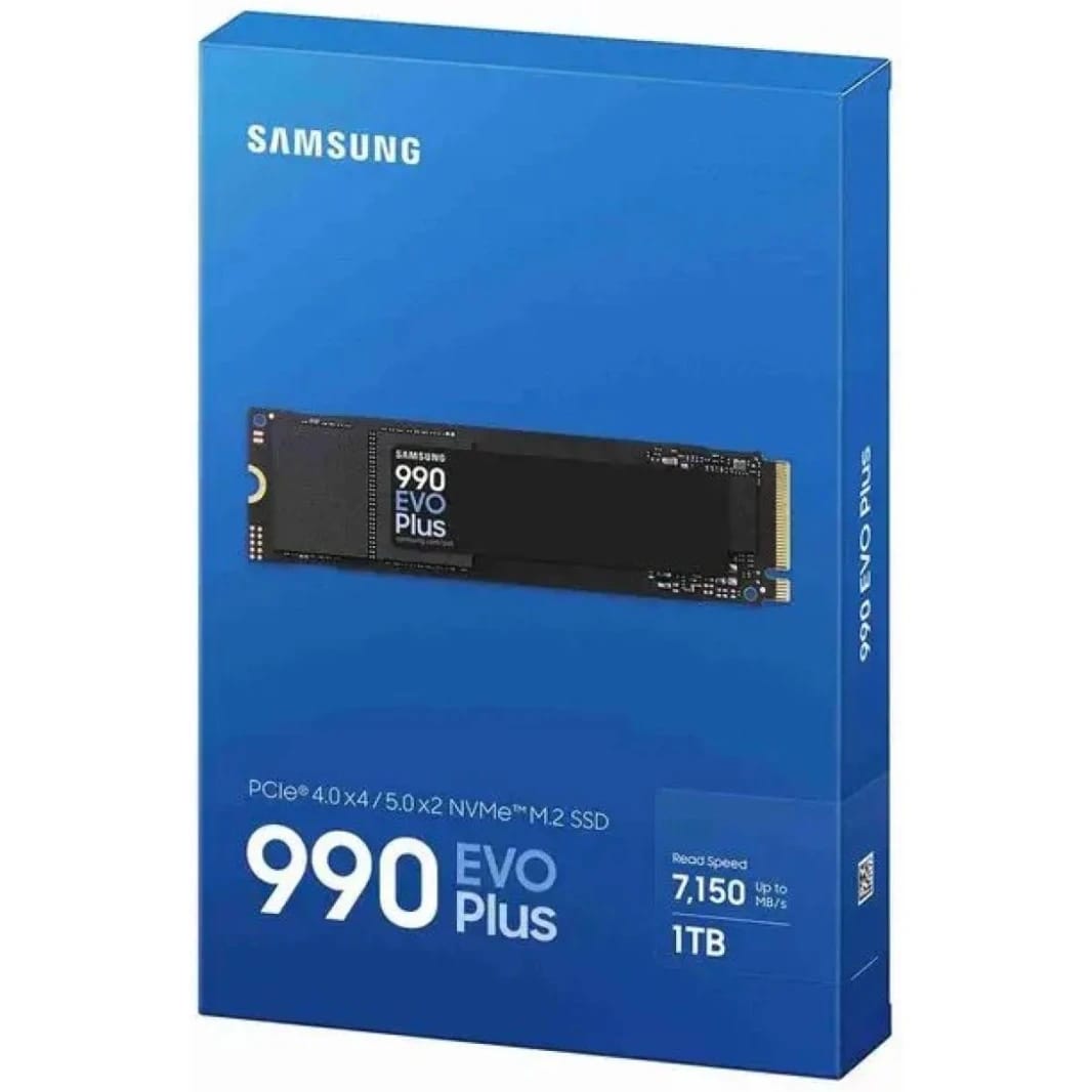 Samsung 990 EVO Plus 1TB PCIe 7150 MB/s Gen 4 NVMe M.2 Internal SSD