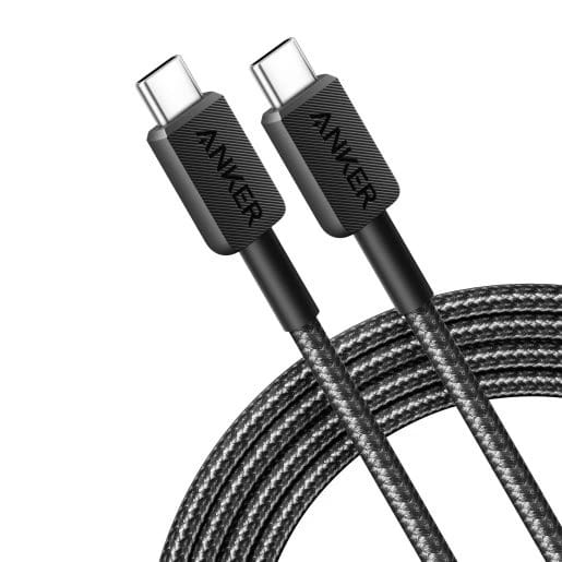Anker – Type-C Cables & Adapters – A81C7 Braided Type-C Cable 240W – 3M – Black