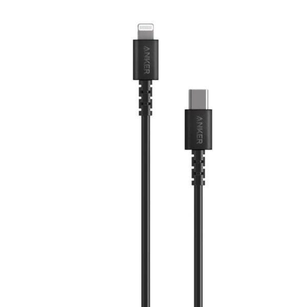 Anker – Data Cables & Adapters – PowerLine Select USB-C to Lightning Cable – 1.8M – Black