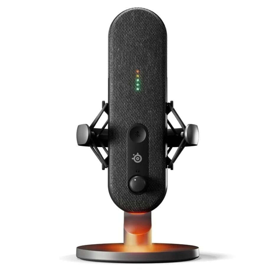 SteelSeries – Microphones – SteelSeries Alias USB Mic for PC 3x Bigger Capsule with Shock Mount