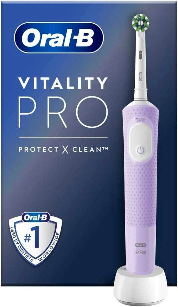 Oral-B – Toothbrushes – Oral-B by Braun Vitality Pro Electric Toothbrush with 3 Brushing Modes – Purple
