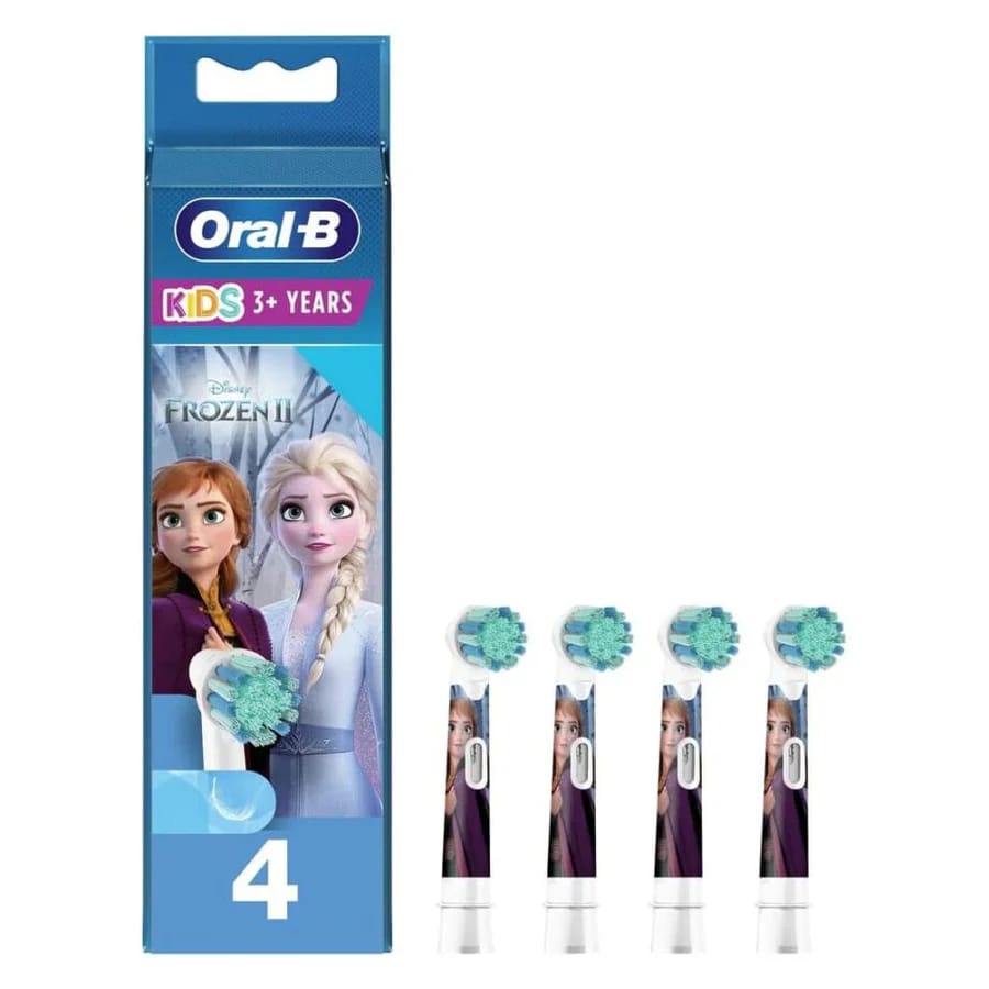 Oral-B – Toothbrush Heads – Kids Frozen 2 Electric Toothbrush Heads – 4 Pack