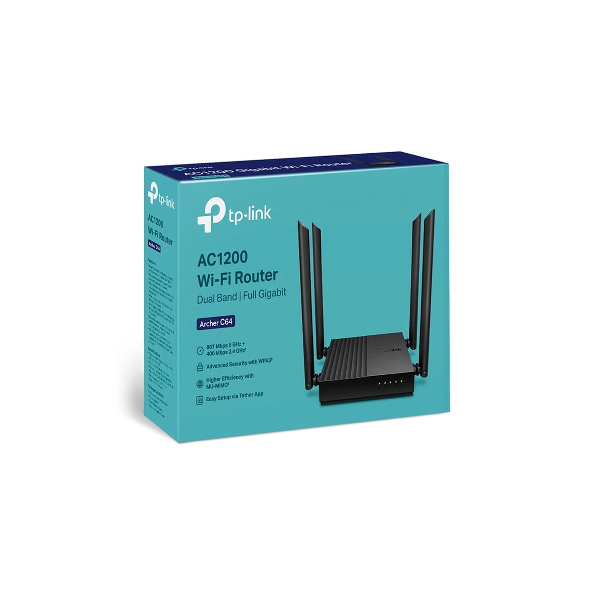 TP-Link Archer C64 AC1200 WiFi Router Powerful