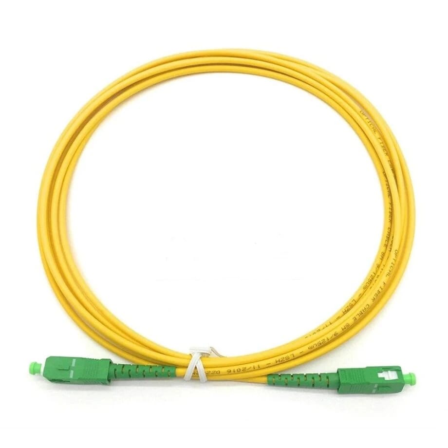 كابل ليفي بصري أحادي SC/APC-SC/APC - 3 متر