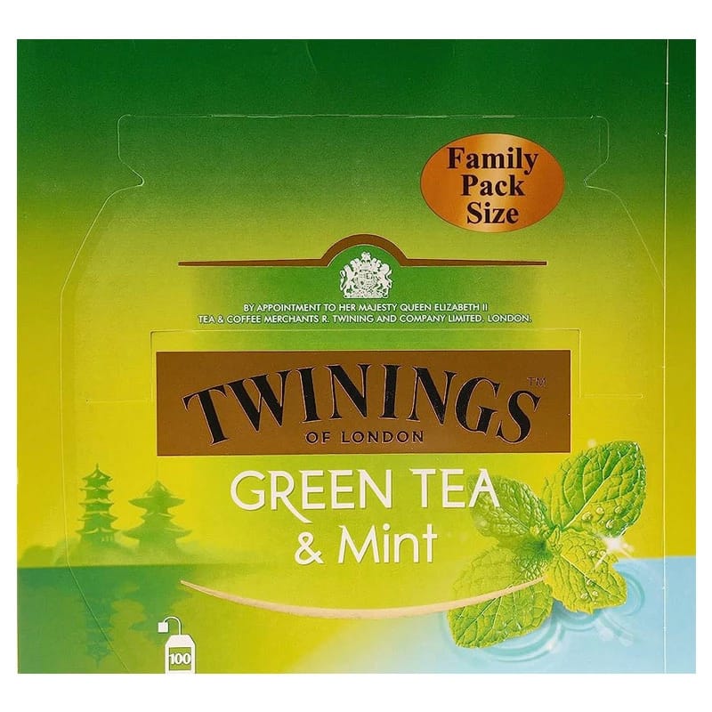 Twinings Green Tea & Mint 100 Tea Bags