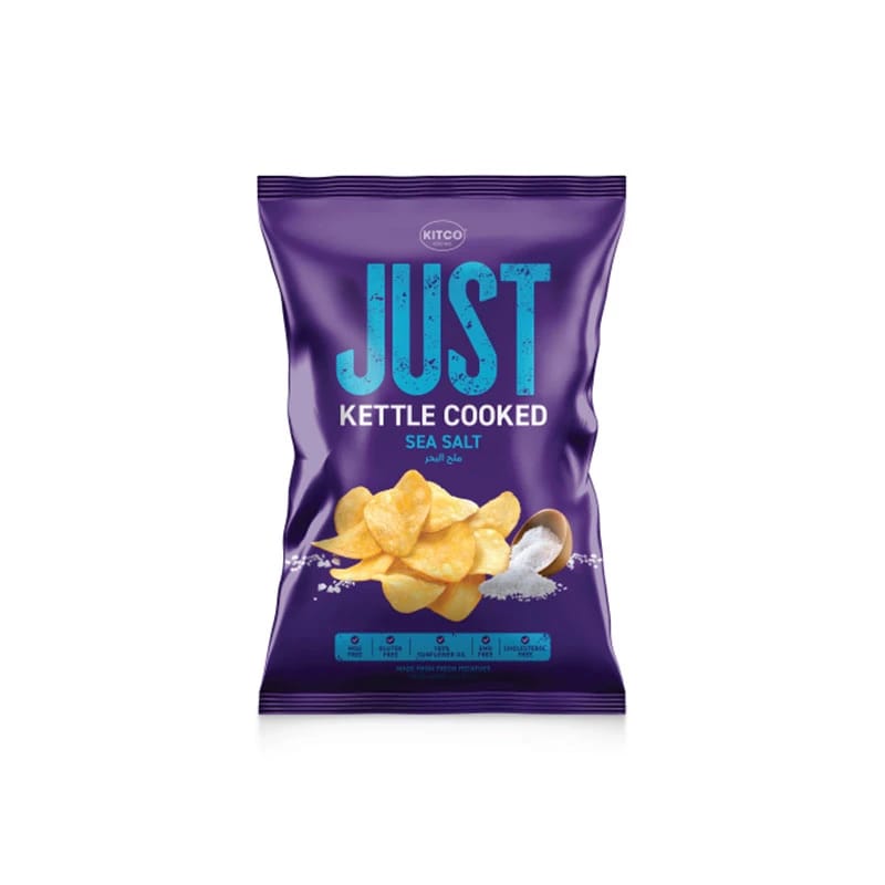 Kitco Just Kettle Cooked Potato Chips Sea Salt 40g