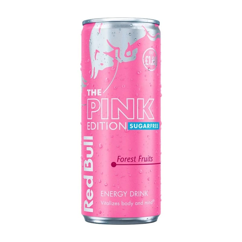 Red Bull Pink Edition Sugarfree Forest Fruits Energy Drink, 250ml