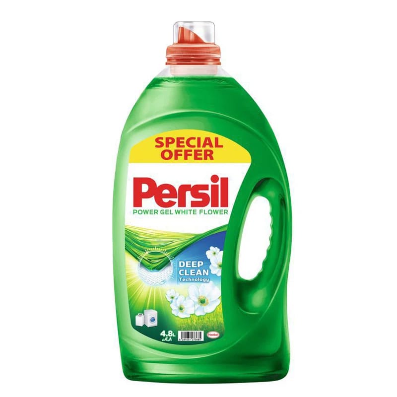 Persil Power Gel White Flower Laundry Detergent 4.8L