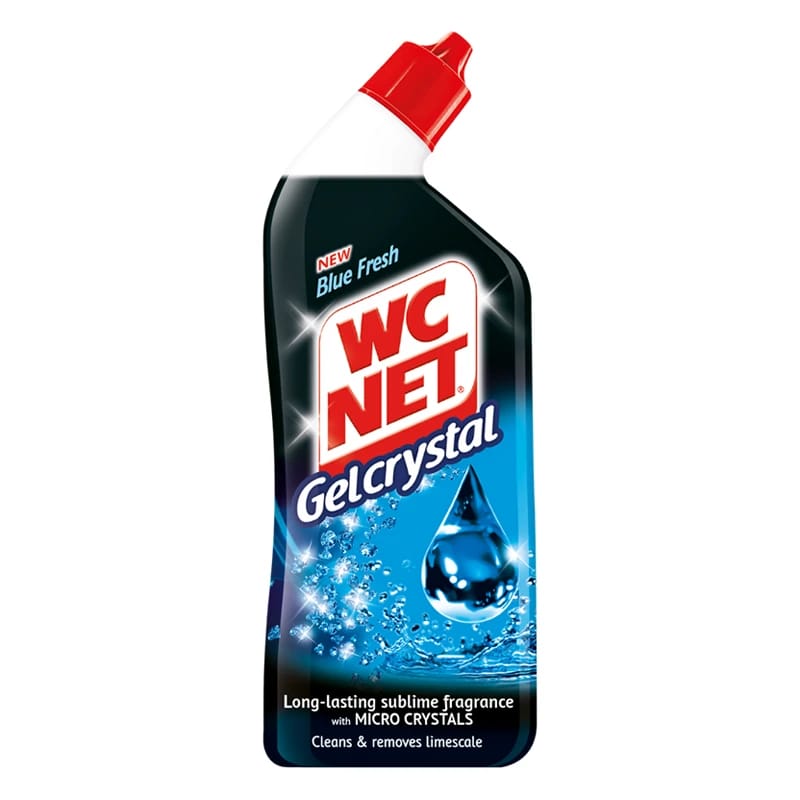 WC Net Toilet Cleaner Gel Crystal Blue Fresh 750ml