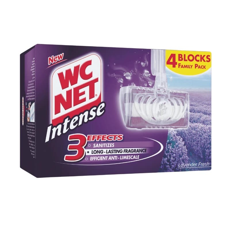 WC Net Toilet Blocks Intense Lavender 4Pcs