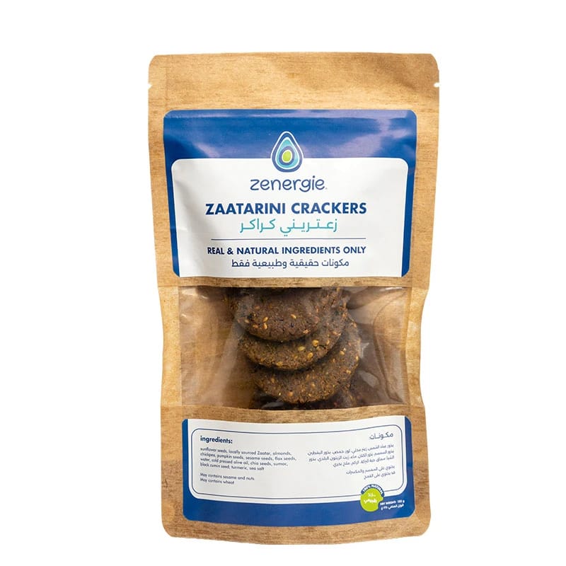 Zenergie Zaatarini Gluten free Crackers 125g