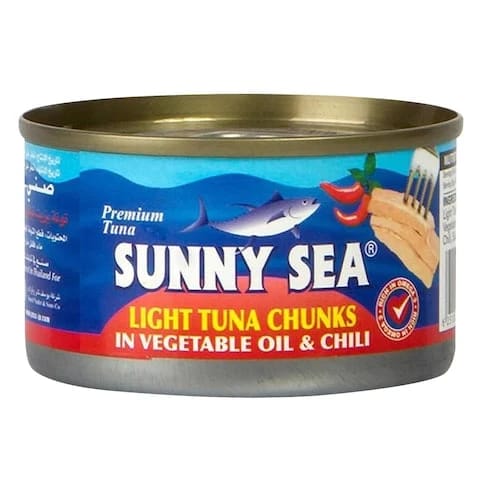 Sunny Sea Tuna Chunks Light in Vegetable Oil And Chilli 95 Gram