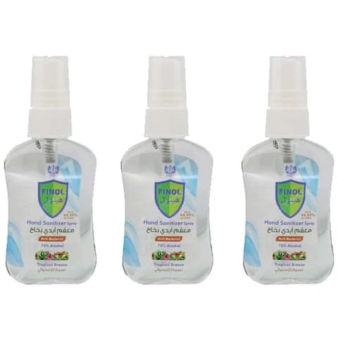 Finol Hand Sanitizer Tropical 50 Ml 3 Pieces