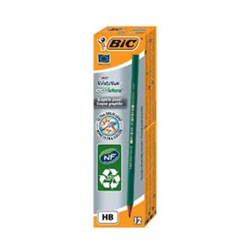 Bic Evolution Graphite Pencils HB Black 12 Pieces