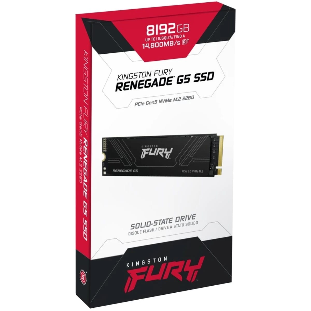 Kingston FURY Renegade G5 8TB PCIe 5.0 NVMe M.2 SSD up to 14,700MB/s