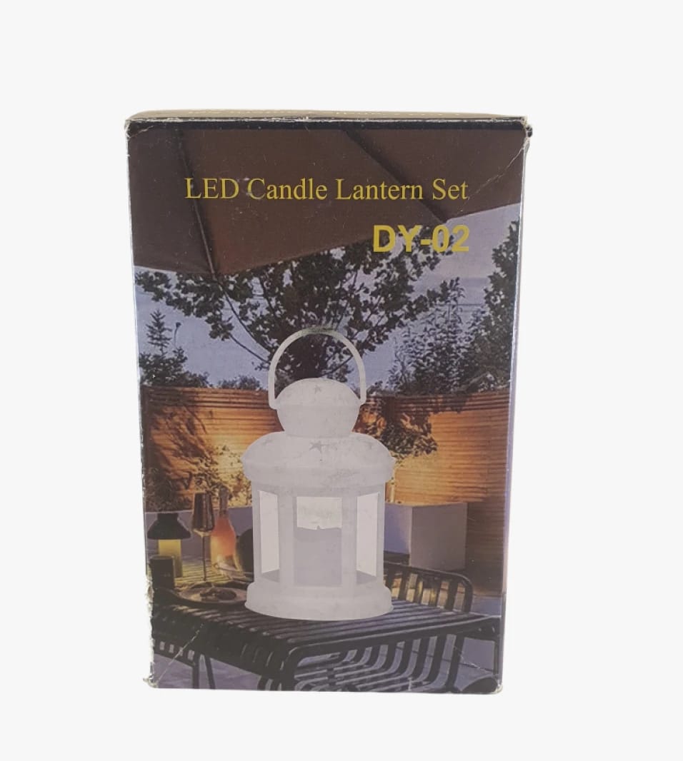 LED Candle Lantern Set DY-02 for Outdoor Use in Gardens and Open Spaces, Classic Design Brings Joy and Elegance
