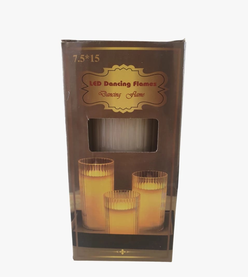 LED Dancing Flames Candles with Elegant Design for Warm Relaxing Indoor Atmospheres in Complete Safety
