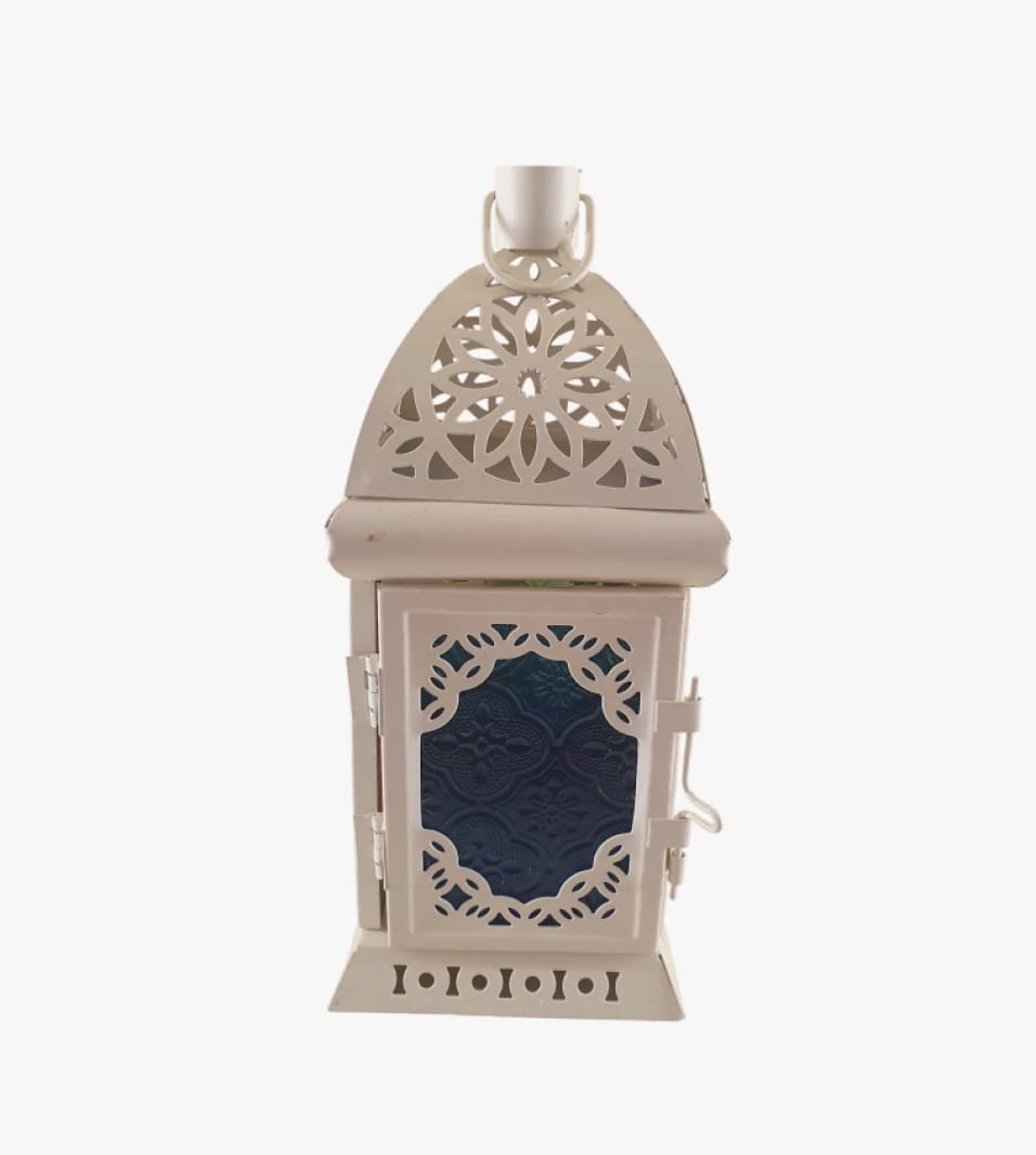 Decorative Glass Lantern with Multi-Color Panels by Ideal Lantern for Indoor and Outdoor Decor