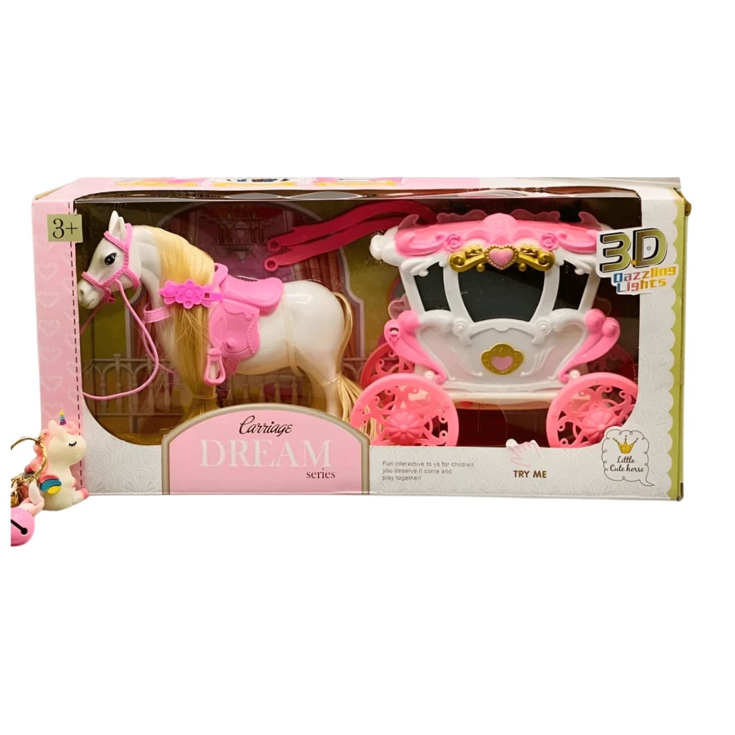 Princess Horse Carriage with Lights