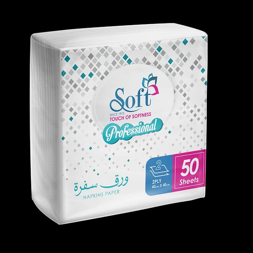Soft Napkin Tissues (40x40) 2 ply 50 sheet