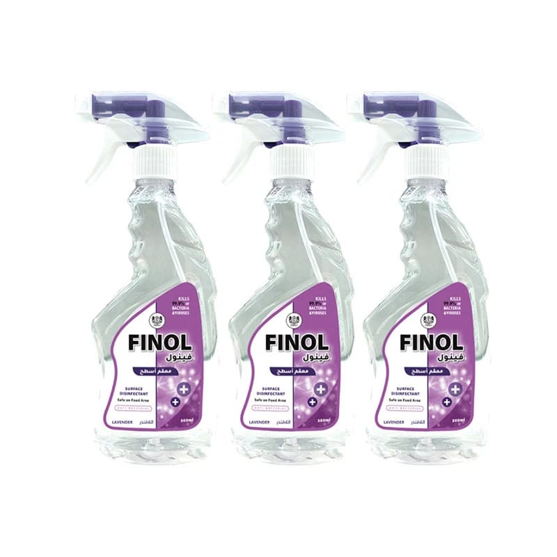 Finol Surface Disinfectant Lavender 3pcs x 500ml