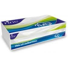 Fine Fluffy Facial Tissues 170 Tissue, 2 Ply
