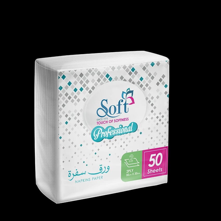 Soft Napkin Tissues (30x30) 2 ply 50 sheet