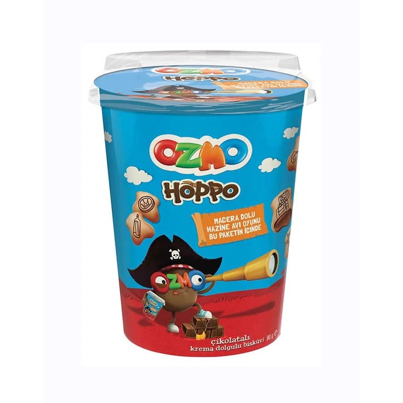 Ozmo Hopo Biscuits With Chocolate Cream Filling 90g