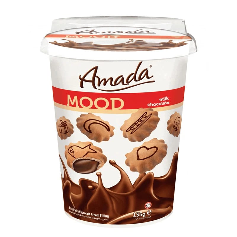 Amada Mood Biscuit With Chocolate Cream Filling 135g