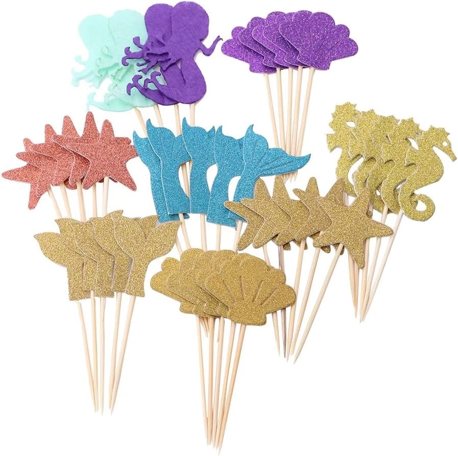 Cupcake Topper Cake Decoration 10Pcs