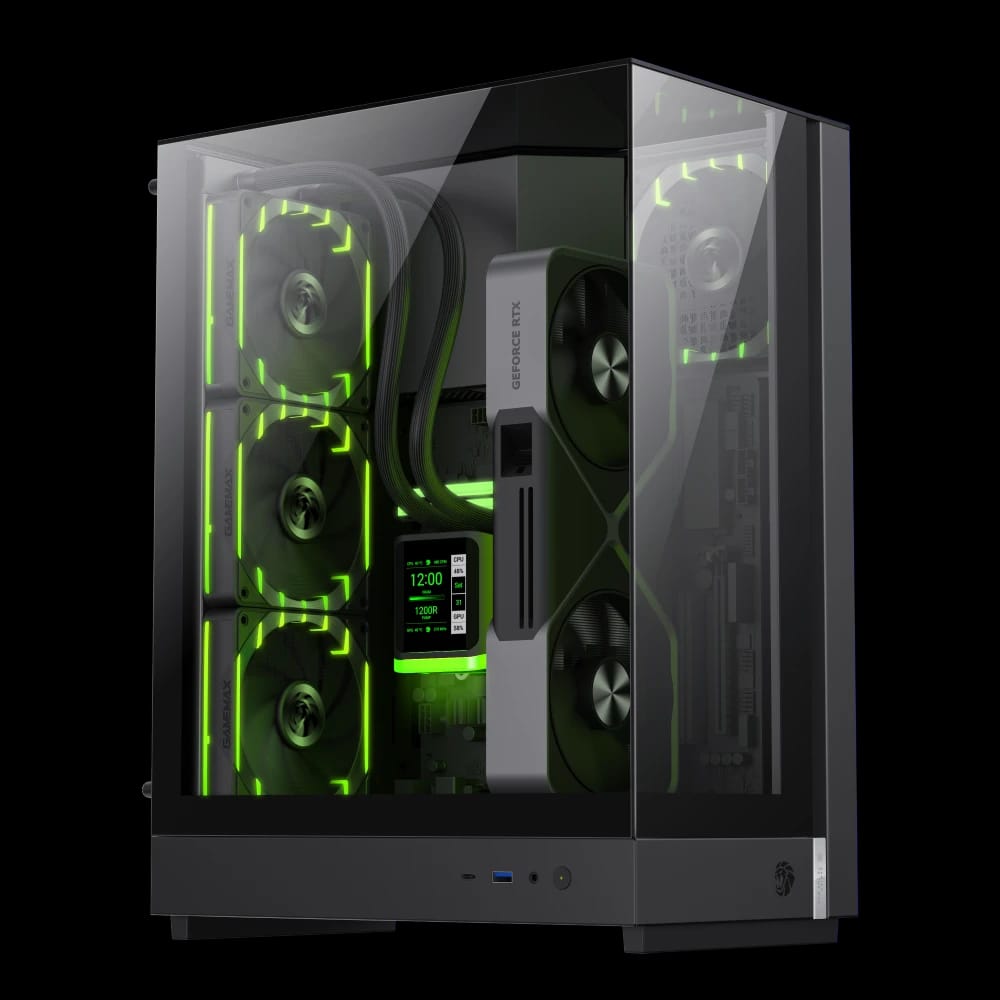 GAMEMAX T20 BK (أسود) صندوق ألعاب M-ATX