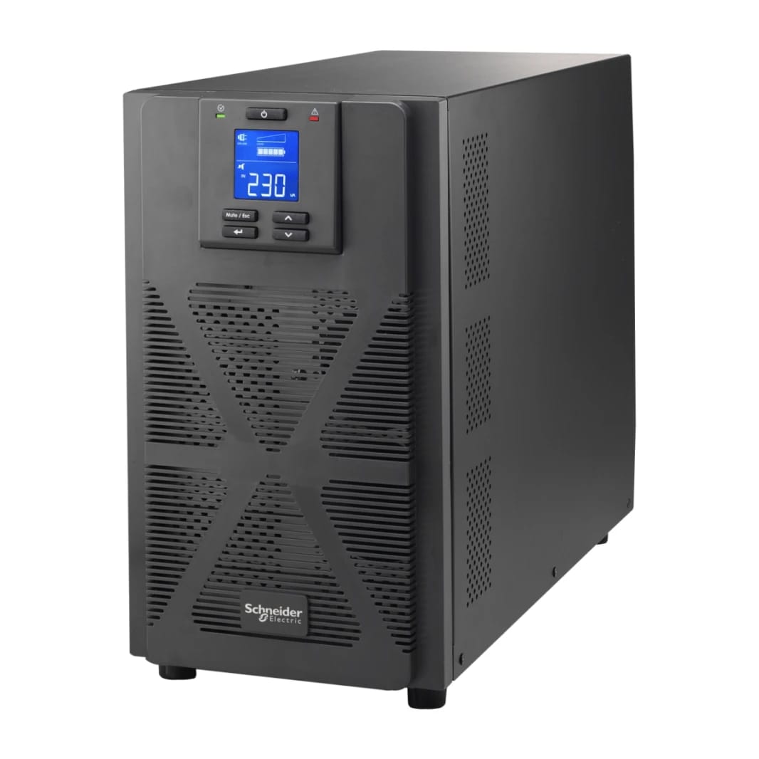 APC Easy UPS 1 Ph On-Line, 3kVA, Tower, 230V, 6x IEC C13 + 1x IEC C19 outlets, Intelligent Card Slot, LCD