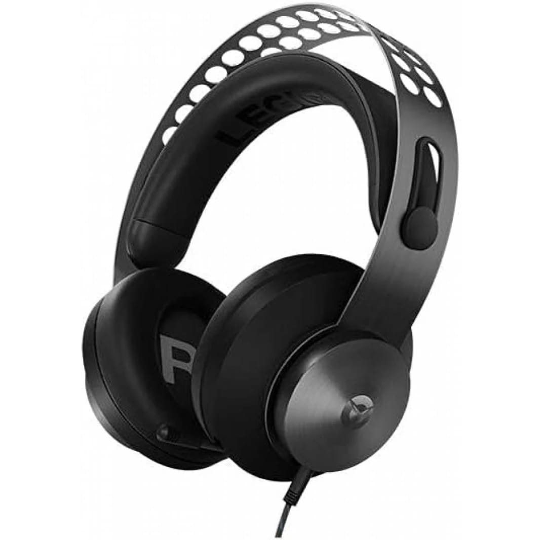 Lenovo Legion H500 PRO 7.1 Surround Sound Gaming Headset, Noise-Cancelling Mic, Memory Foam & PU Leather Earcups, Stainless Steel Headband, PC, PS4, Xbox One, Nintendo Switch, GXD0T69864, Black