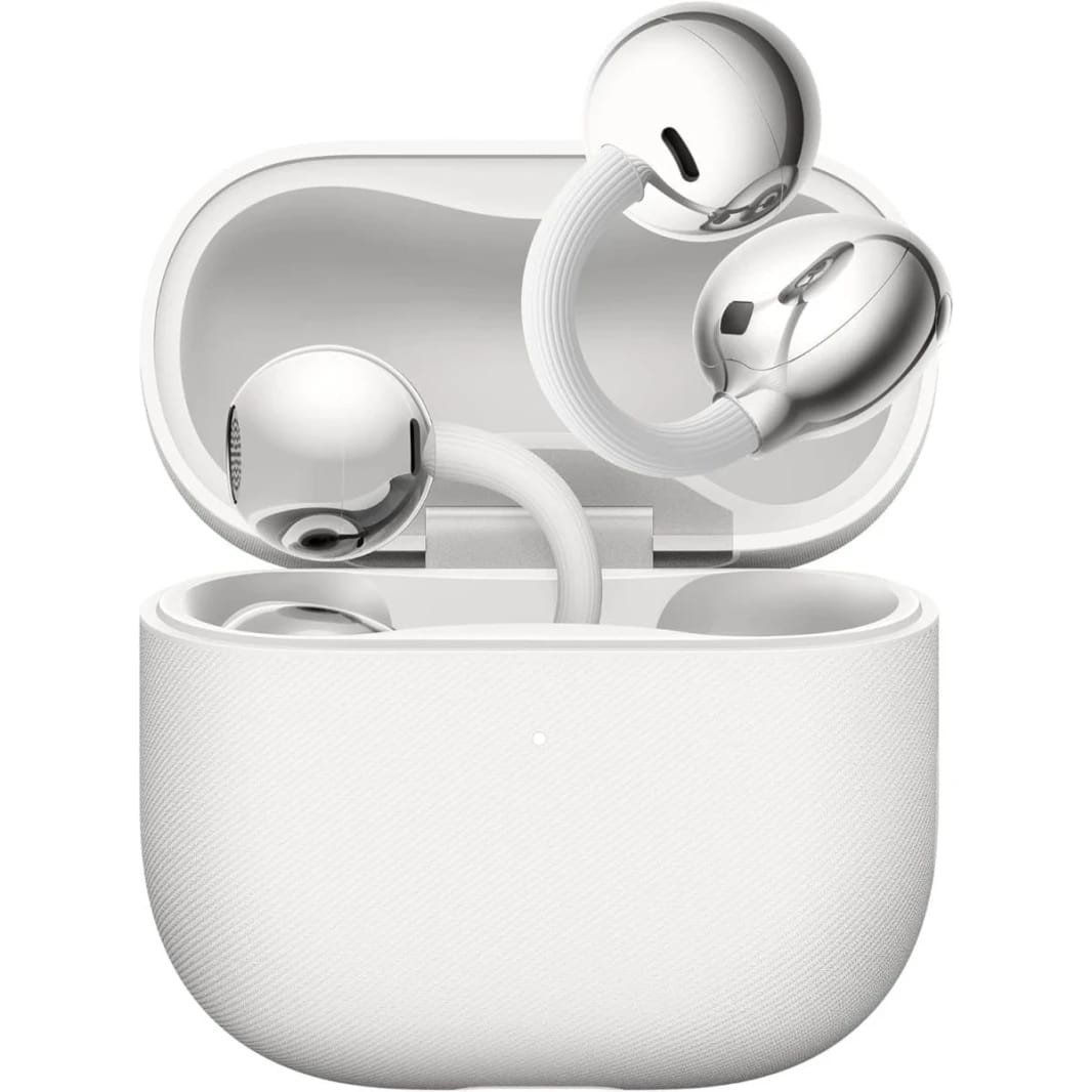 HUAWEI FreeClip 2 Wireless Earphones, Bluetooth Earbuds, C-bridge Design, Adaptive Open-ear Listening, 38 Hours Long Battery Life, iOS & Android, White