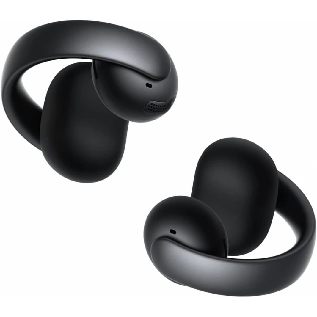 Soundcore AeroClip by Anker, Open-Ear Earbuds, Clip-On Headphones, Adaptive Comfort, Crystal Clear Calls with 4 Microphones and AI, Secure Fit, 12mm Drivers for Deep Bass, Hi-Res, Open-Ring Design - 18 Month Warranty